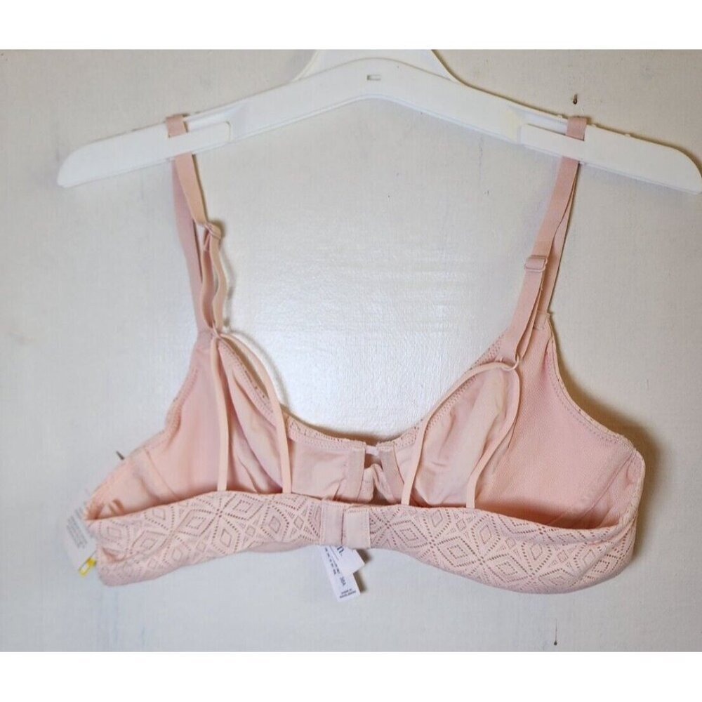 New Auden Women's Pink Underwire Sheer Sexy Bra Adjustable Straps Size 34A - Picture 5 of 5